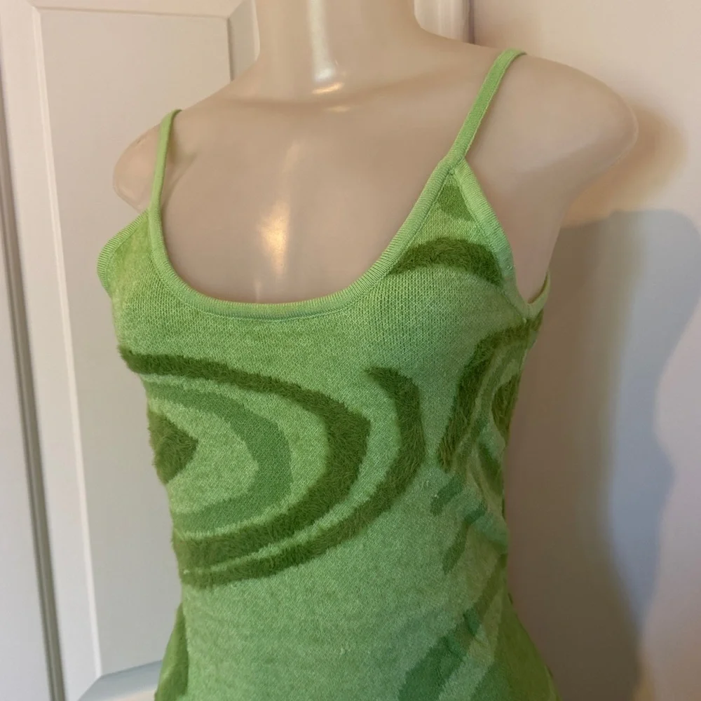 Sunny Hockney Dress Kendall Jenner Green Sunny Dress size Small - Picture 6 of 11